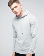 Only & Sons Hoodie In Drop Shoulder Fit - Green