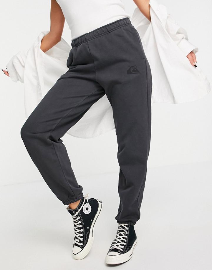 Quiksilver Fleece Sweatpants In Black