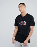 The North Face International Limited Capsule Logo T-shirt In Black - Black