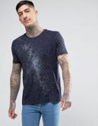 Hugo By Hugo Boss Dilky Slim Fit Star Print T-shirt - Navy