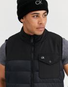 Calvin Klein Golf Portside Vest In Black