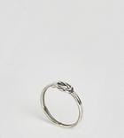 Reclaimed Vintage Inspired Sterling Silver Knot Ring - Silver