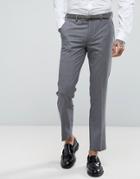 Harry Brown Gray Tonic Suit Pants - Gray