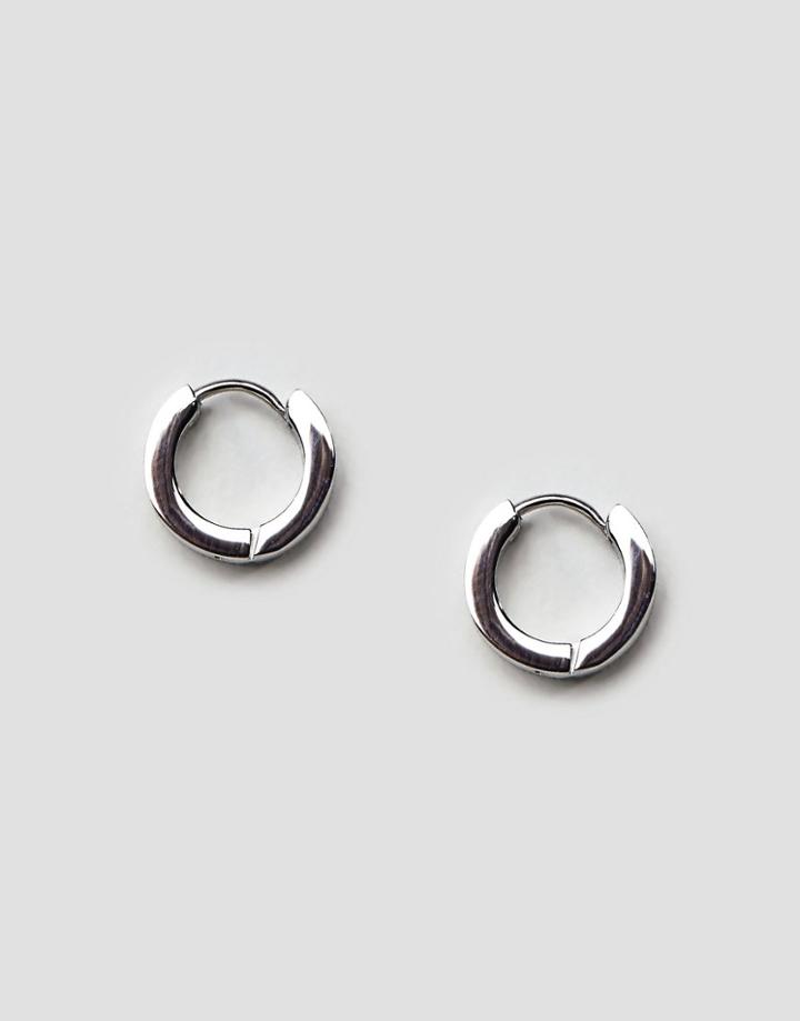 Fred Bennett Silver Huggie Earrings - Silver