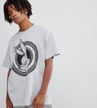 Reclaimed Vintage X Looney Tunes Oversized T-shirt In Gray - Green