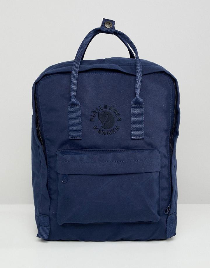 Fjallraven Re-kanken Backpack In Midnight Blue 16l - Blue