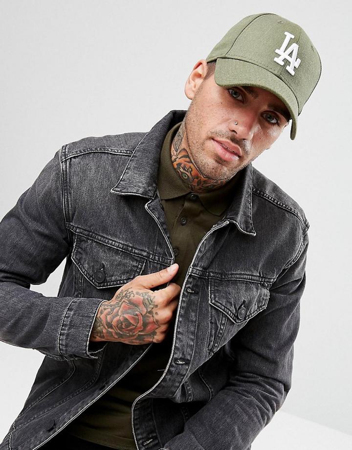 New Era 9forty Seasonal Heather Adjustable Cap La Dodgers - Green