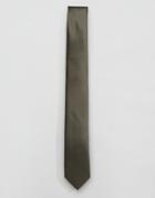 Gianni Feraud Olive Plain Tie - Green