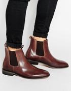 Bellfield Leather Chelsea Boots - Brown