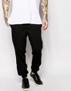 Asos Smart Joggers With Mesh Pannel - Black