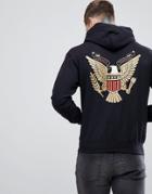 Cheats And Thieves Eagle Back Print Hoodie - Black