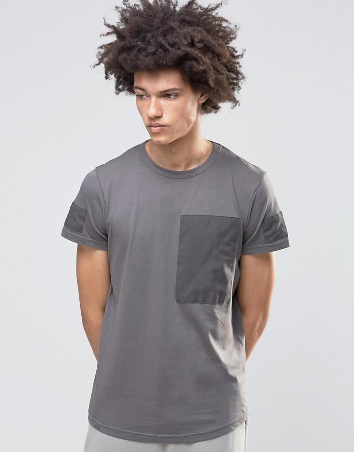 Systvm Zane Washed T-shirt - Gray