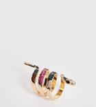 Aldo Asalin Gold Muticolour Snake Ring - Multi