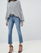 Dl1961 Lara Instasculpt Cropped Flare Jean-blue