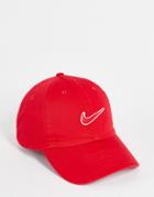 Nike H86 Adjustable Washed Cap In Red