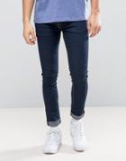 Hoxton Denim Super Skinny Jeans In Indigo - Blue
