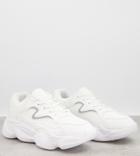 Truffle Collection Wide Fit Chunky Sole Sneakers In White