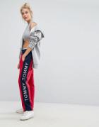 Tommy Jeans Tracksuit Pant With Logo - Red