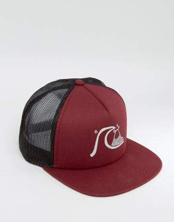 Quicksilver Trucker Cap - Red