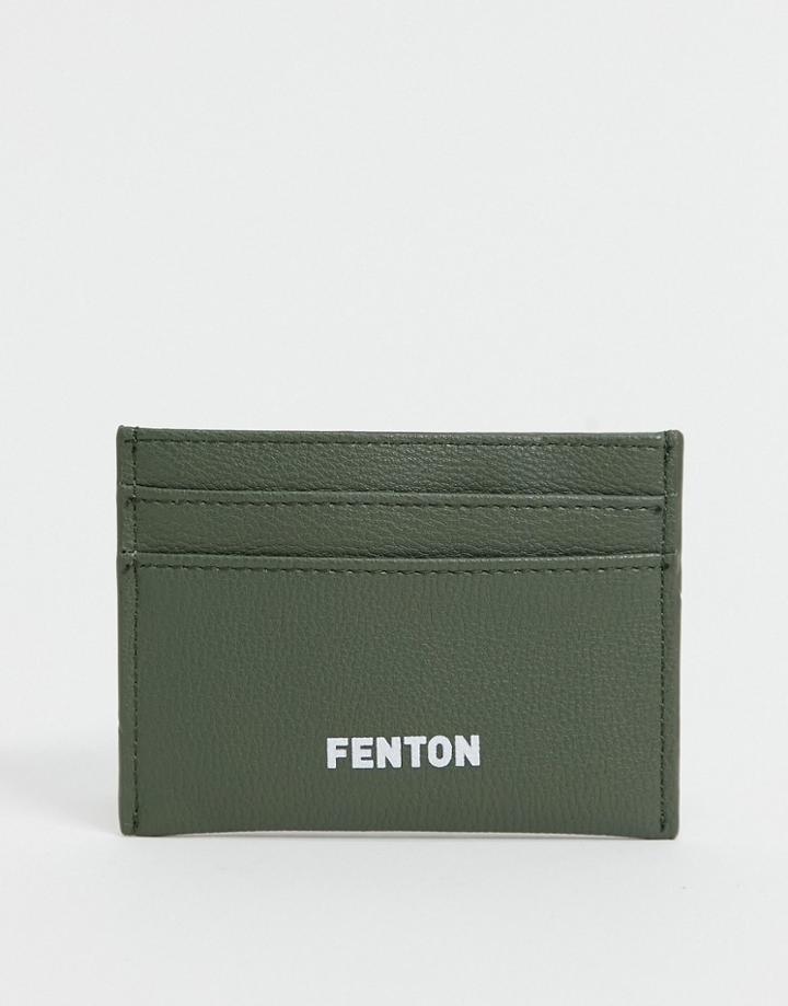 Fenton Pu Card Holder-green