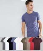 Asos Design T-shirt With Crew Neck 10 Pack Save - Multi