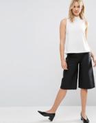 Neon Rose Culottes - Black