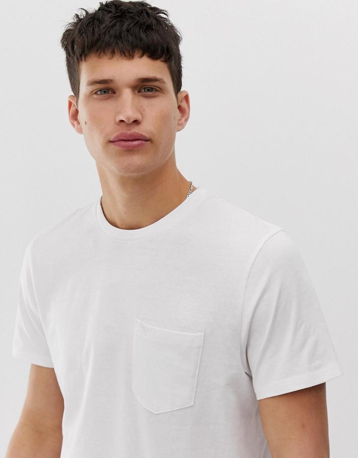 Threadbare Pocket T-shirt-white