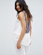 Surf Gypsy Open Patch Back Tank - Multi