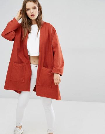 Waven Eva Kimono Jacket - Orange