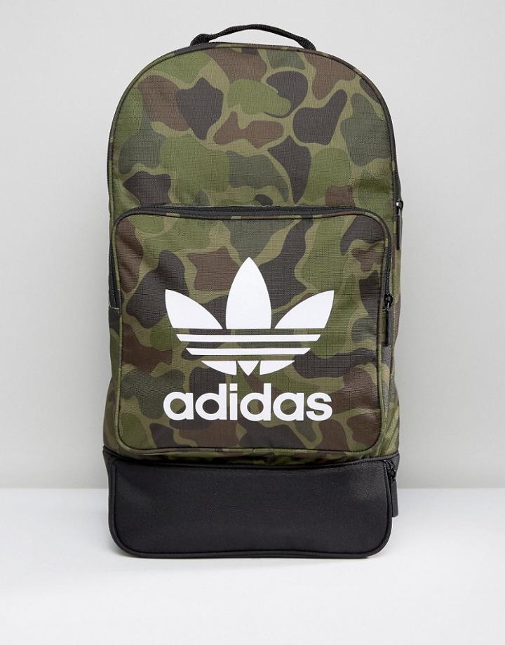 Adidas Originals Cross Backpack In Camo Bk7211 - Multi