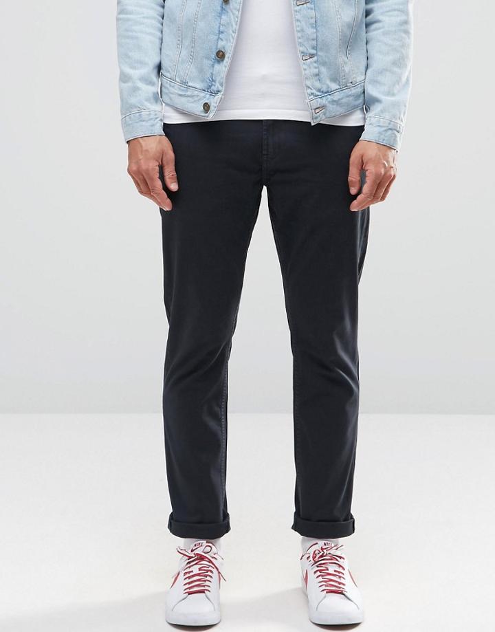 Troy Slim Fit Chino - Navy