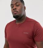 Asos 4505 Plus Training T-shirt With Quick Dry In Red - Red