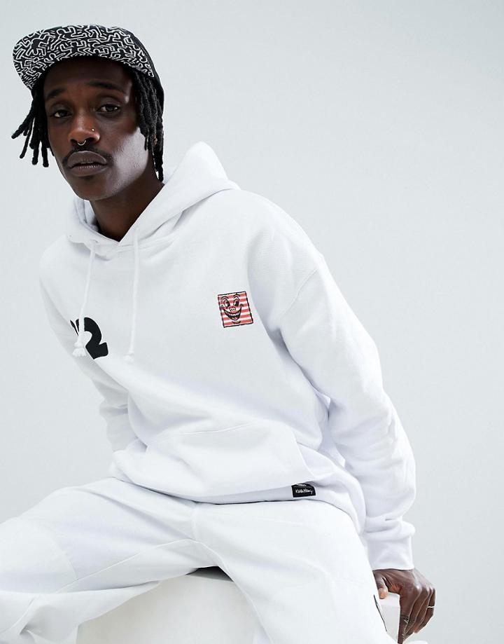 Element X Keith Haring Hoodie In White