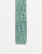 Noak Knit Tie In Sage Green