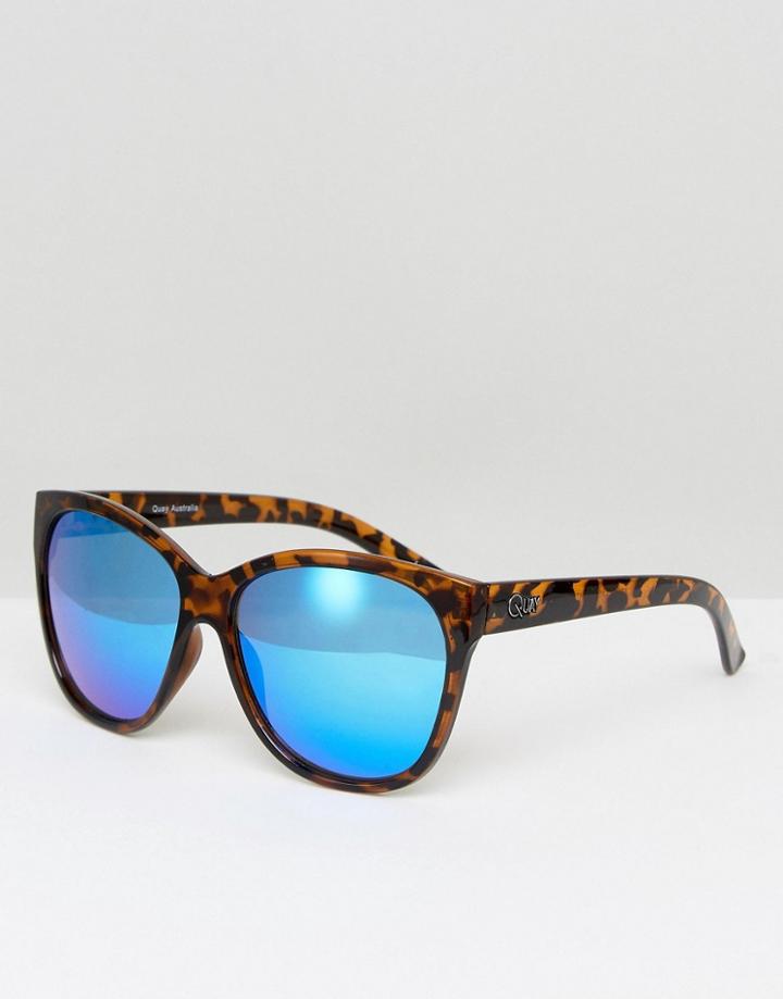 Quay Australia About Last Night Square Sunglasses - Brown