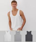 Asos Design Tank In 3 Pack Multipack Saving - Multi