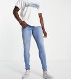 Don't Think Twice Tall Skinny Fit Jeans In Light Blue-blues