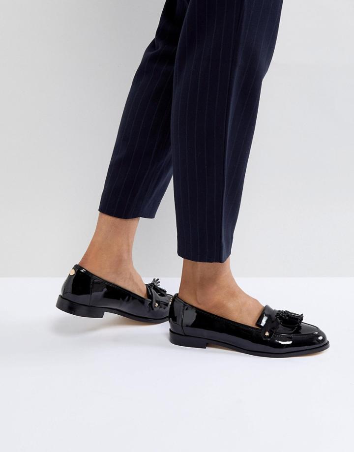 Carvela Tassle Patent Loafer - Black