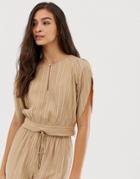 Current Air Stripe Cropped Blouse