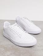 Puma Ralph Sampson Sneakers In White And Silver