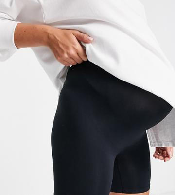 Lindex Maternity Legging Short In Black