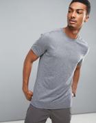 Perry Ellis 360 Sports T-shirt In Gray Marl - Gray