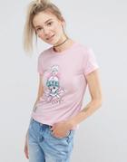 Illustrated People X Ed Hardy T-shirt - Pink