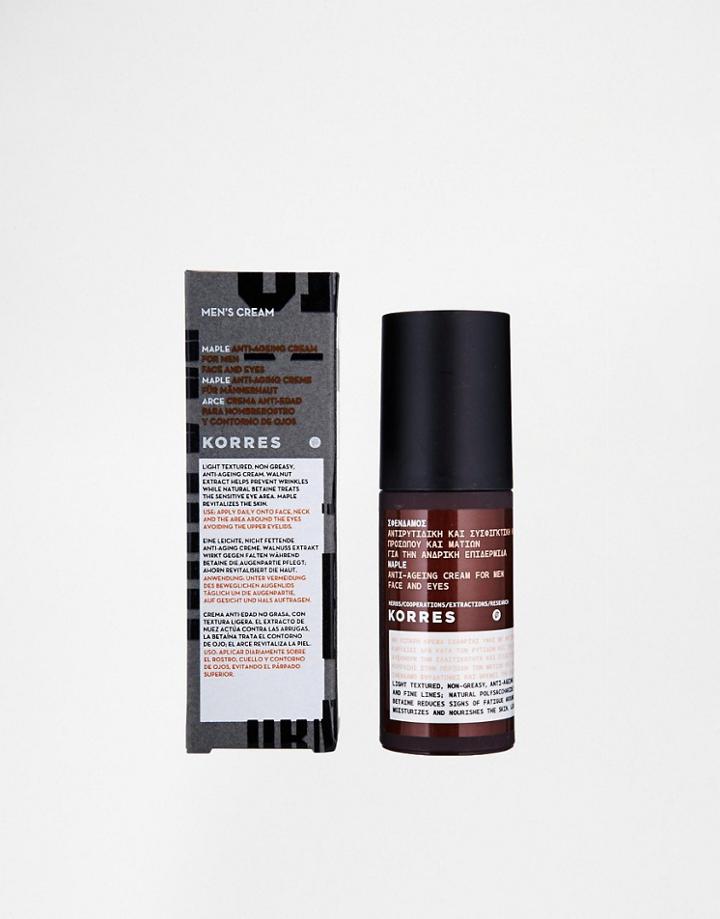 Korres Maple Anti-aging Moisturising Cream For Face & Eyes 50ml - Brown