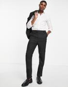 Bando Carrot Fit Tapered Suit Pants In Black