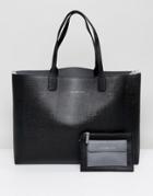 Tommy Hilfiger Tote With Logo - Black