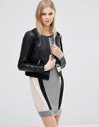 Y.a.s Joanna Leather Jacket - Brown