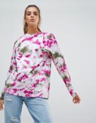 Chorus Tie Dye Long Sleeved T-shirt - Pink