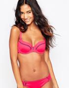 Panache Cleo Lucille Balconette Bikini Top - Coral