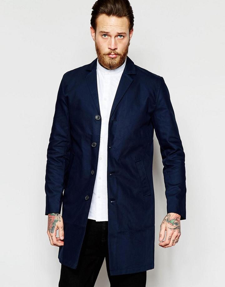 Minimum Trench Coat - Navy Blazer
